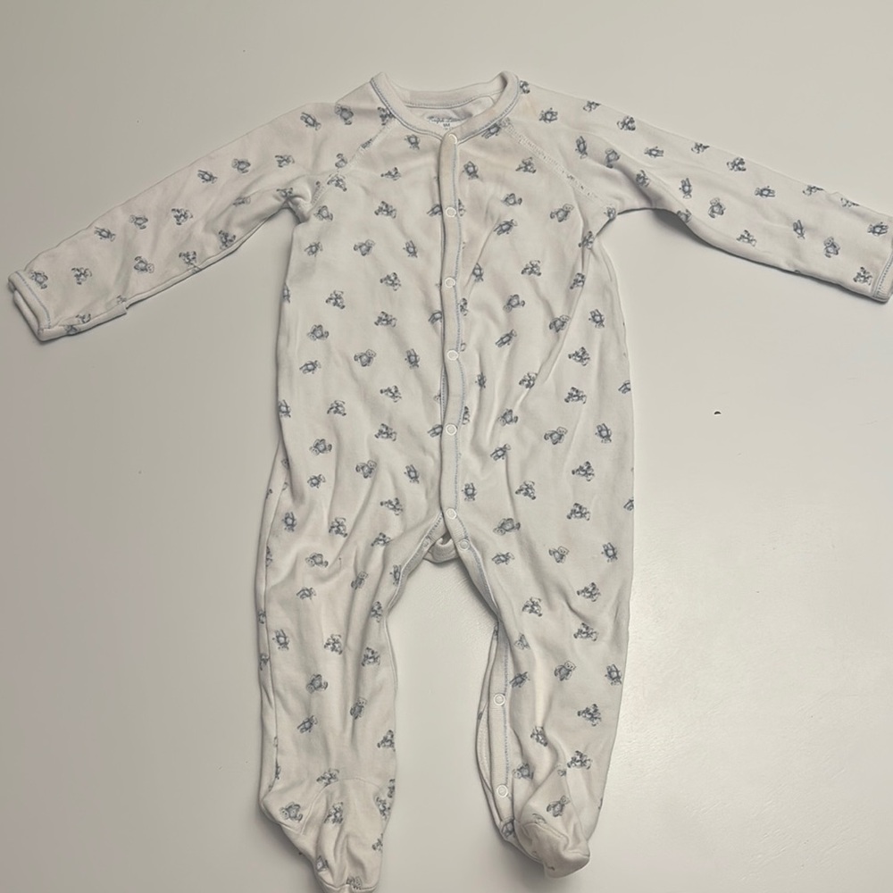 Ralph Lauren printed teddy bears baby onesie size 9M